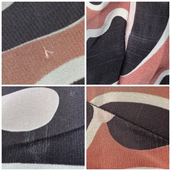 camilla & marc Animal Print Midi Skirt - Black, Pink, Cream - Picture 9 of 9